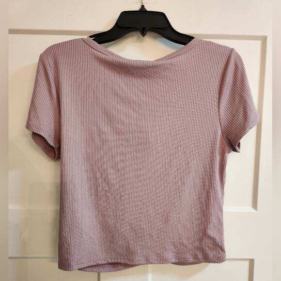 Hippie Rose RIbbed Button Front Shirt. Size X-large.  Nwt - Picture 2 of 2